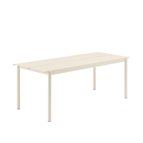 Muuto Linear Steel Table Off-White 220 cm