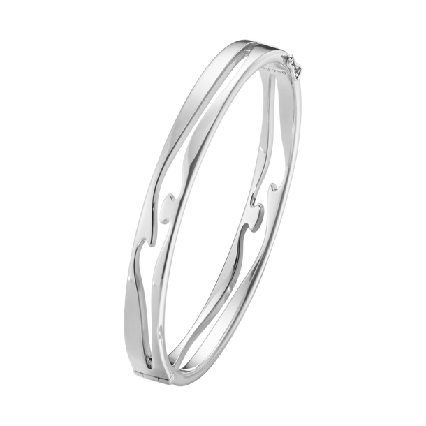 Fusion Open Bangle 1638 White Gold