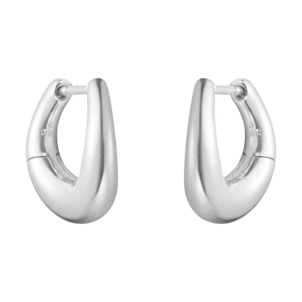Offspring Small Earhoop 433H Silver