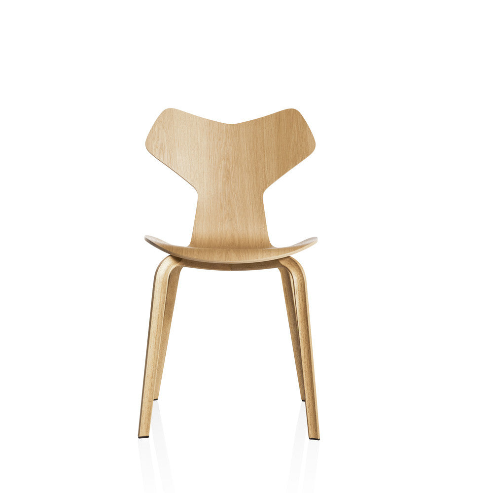 Fritz Hansen Grand Prix Chair with Wooden Legs