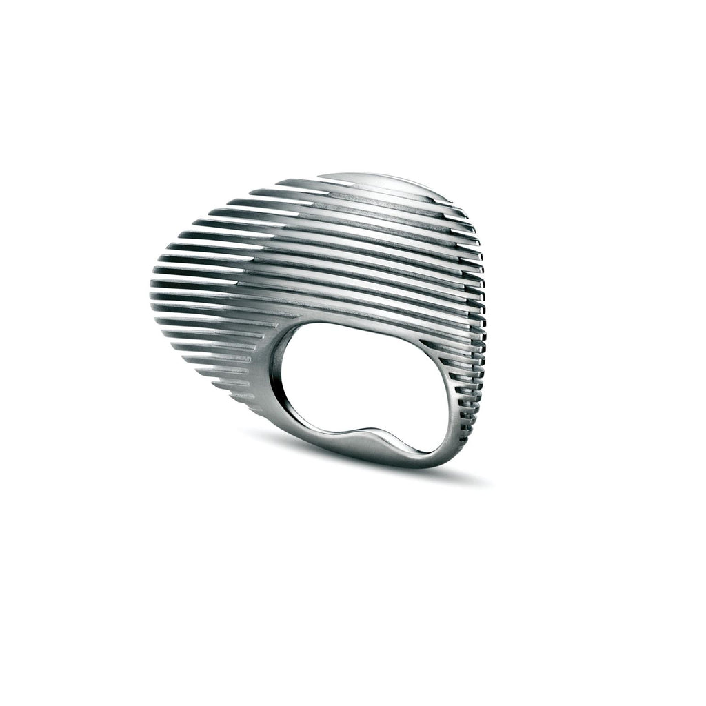 Georg Jensen Lamellae Double Ring 623E Size 53 – 54
