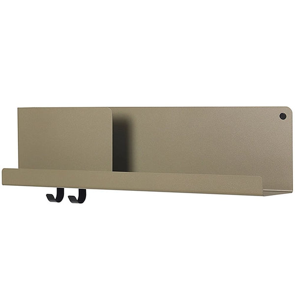 Muuto Folded Shelves Olive 63 cm