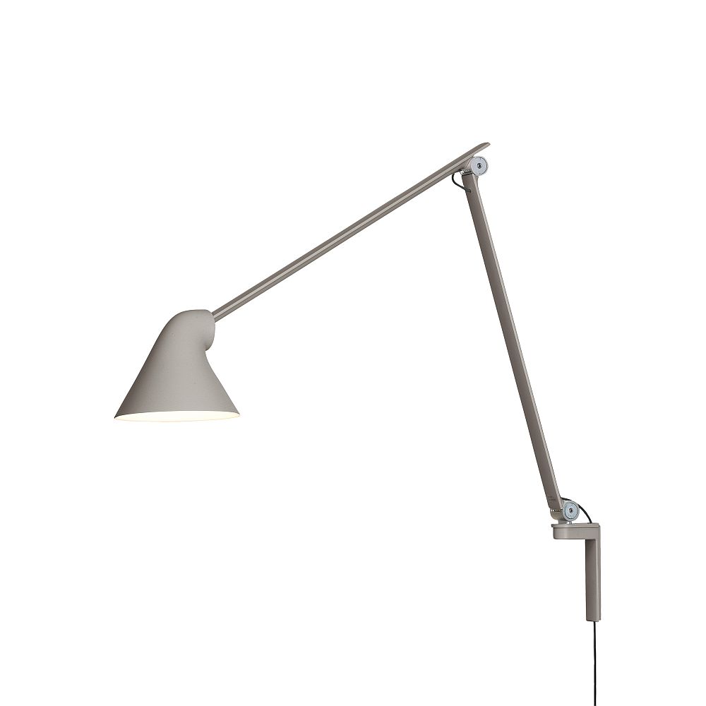 Louis Poulsen NJP Wall Light Aluminium Grey Long