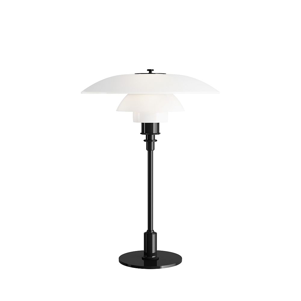 Louis Poulsen PH 3½-2½ Glass Table Black