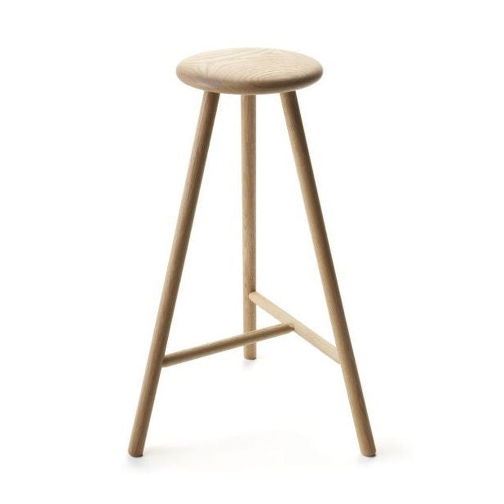 Nikari Perch High Bar Stool Oak Wood Oil Mix