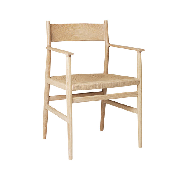 Brdr. Krüger ARV Chair Oak Smoked Oiled solid incl. Armrest