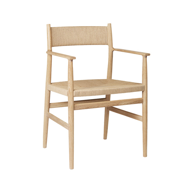 Brdr. Krüger ARV Chair Oak Oiled weaved incl. Armrest
