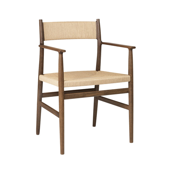 Brdr. Krüger ARV Chair Oak Smoked Oiled weaved incl. Armrest