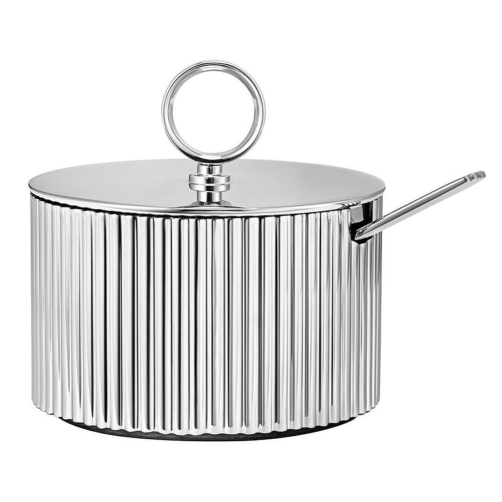 Georg Jensen Bernadotte Sugar Bowl Including Spoon