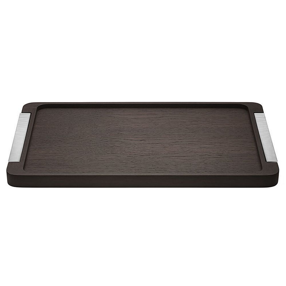 Georg Jensen Bernadotte Tray Wood & Stainless Steel