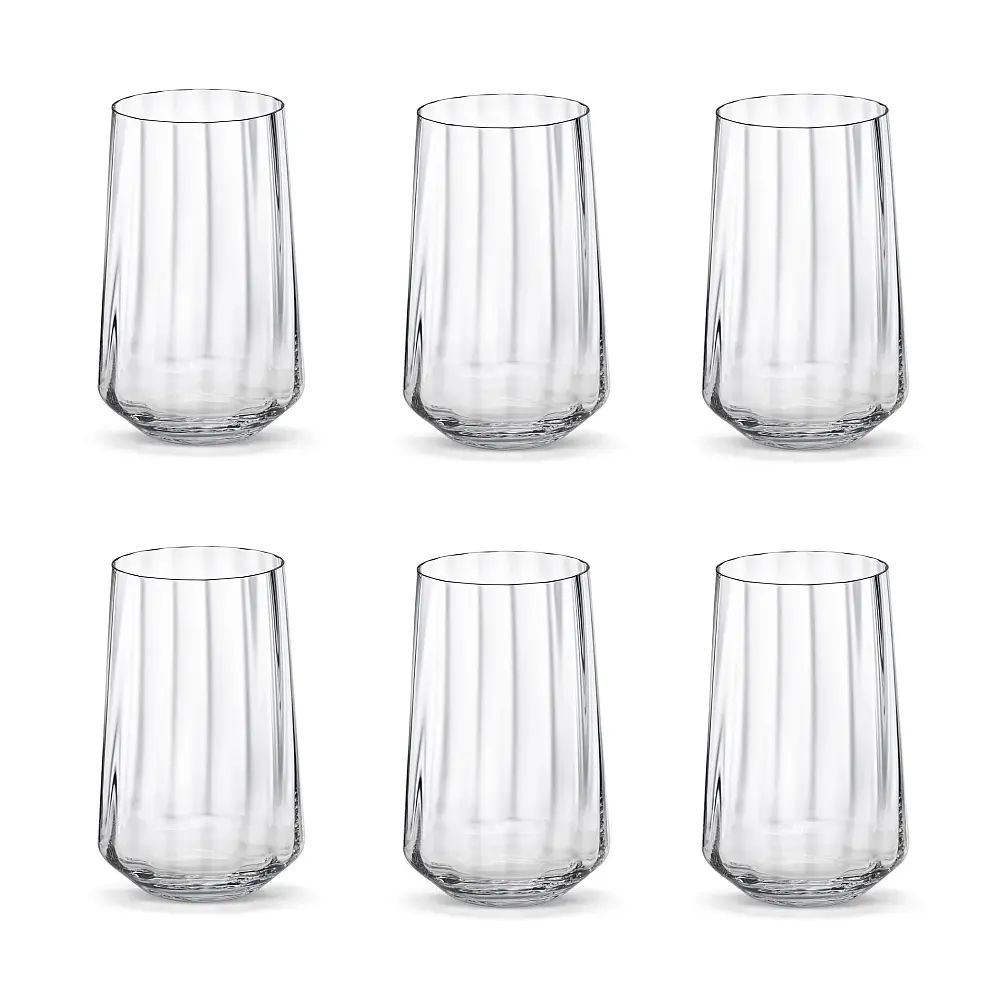 Georg Jensen Bernadotte Tumbler Crystal 38 cl, 6 pcs