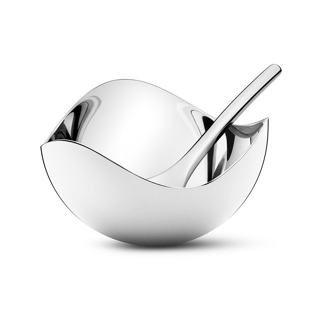 Georg Jensen Bloom Salt Cellar & SP SS