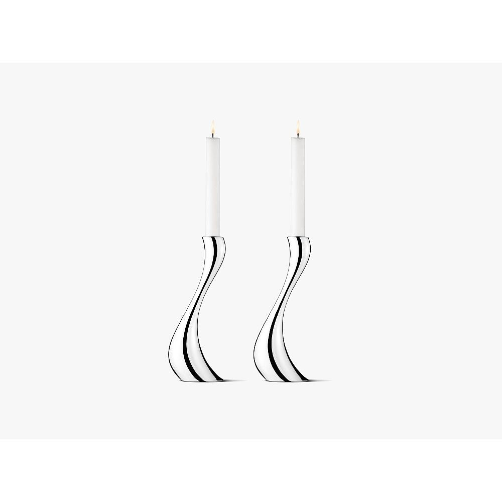 Georg Jensen Cobra Candleholder Large, 2 pcs