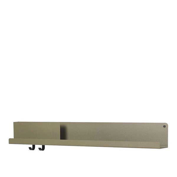 Muuto Folded Shelves Olive 96 cm