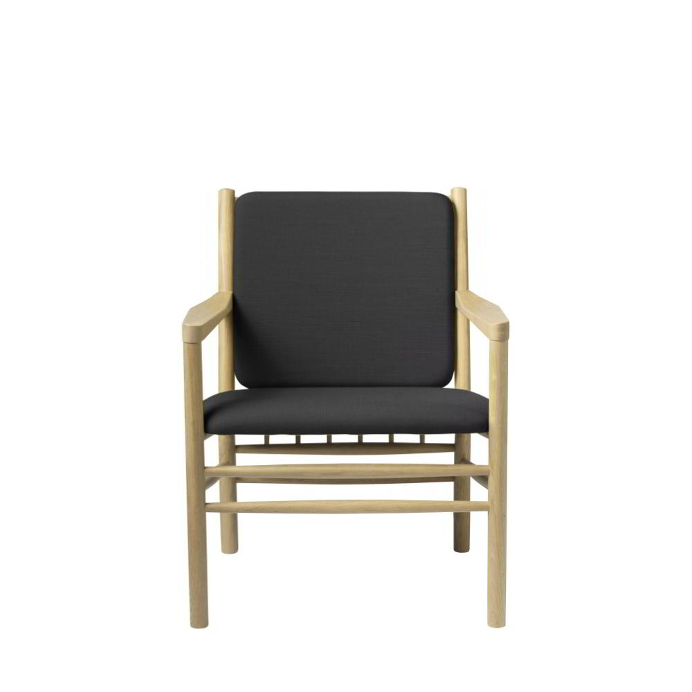FDB Mobler J147 Armchair Oak/Dark Gray