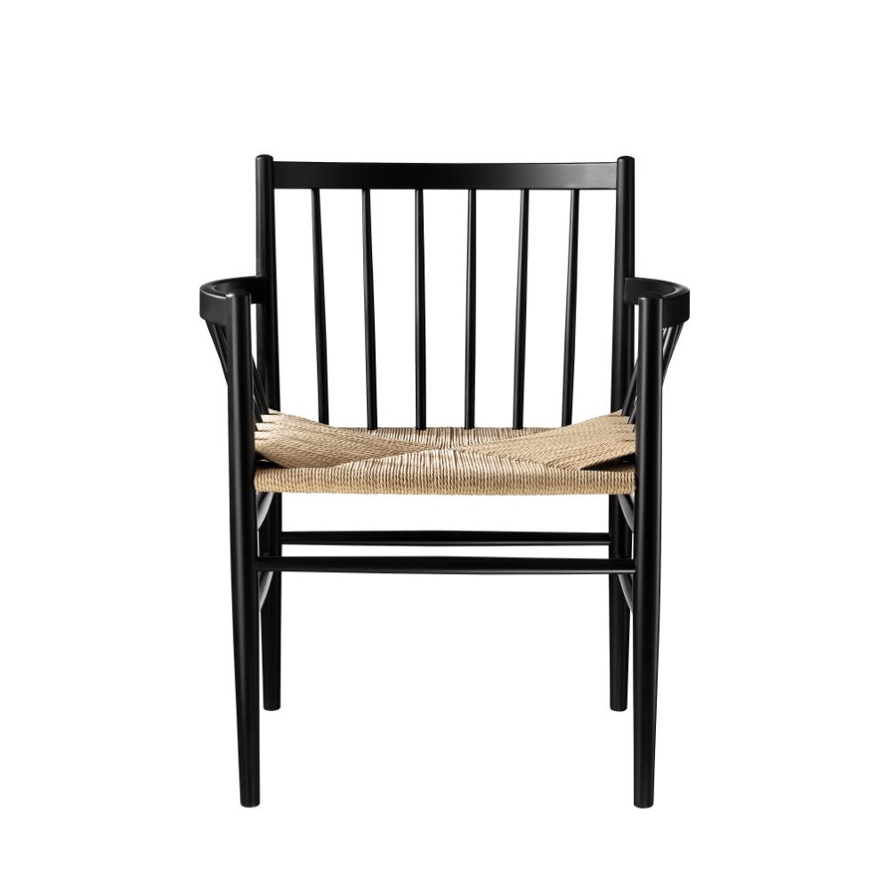 FDB Mobler J81 Armchair Black/nature