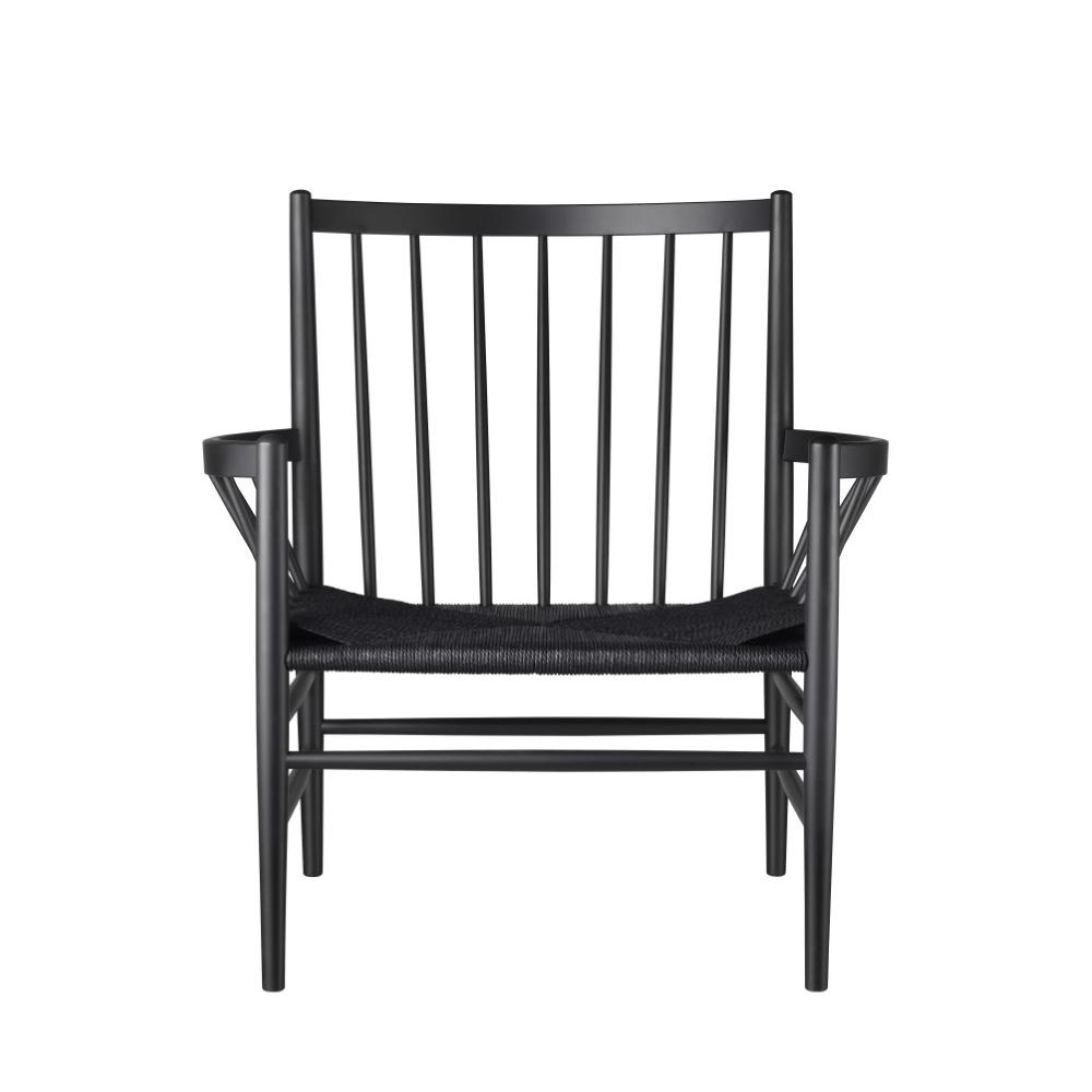 FDB Mobler J82 Lounge Chair Black/black