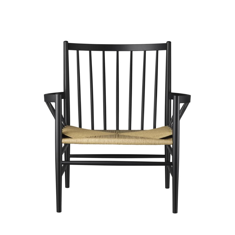 FDB Mobler J82 Lounge Chair Black/nature
