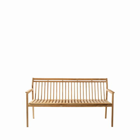 FDB Mobler M11 Sammen 3-Seater Bench with Back