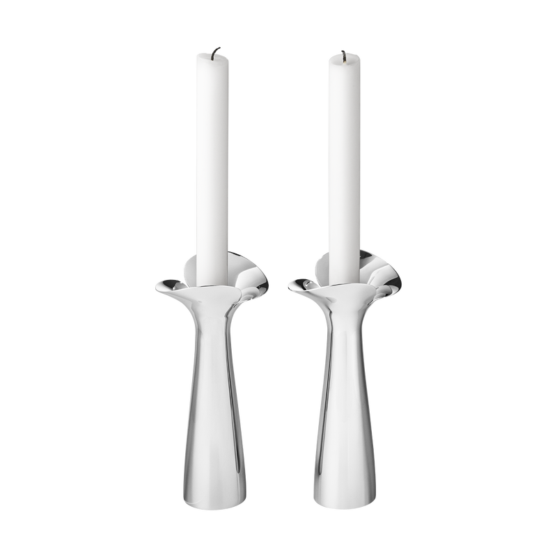 Georg Jensen Bloom Botanica Candleholders, 2 Pcs