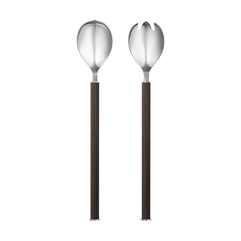 Georg Jensen Bernadotte Salad Set in Design Inspired By Sigvard Bernadotte