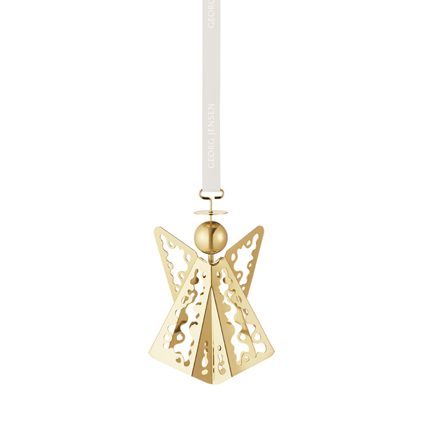 2022 Christmas Mobile Lace Angel, Gold