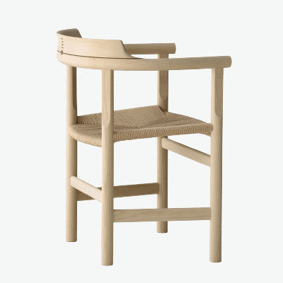 PP Mobler pp62 Classic Wooden Chair Soap Treated Oak