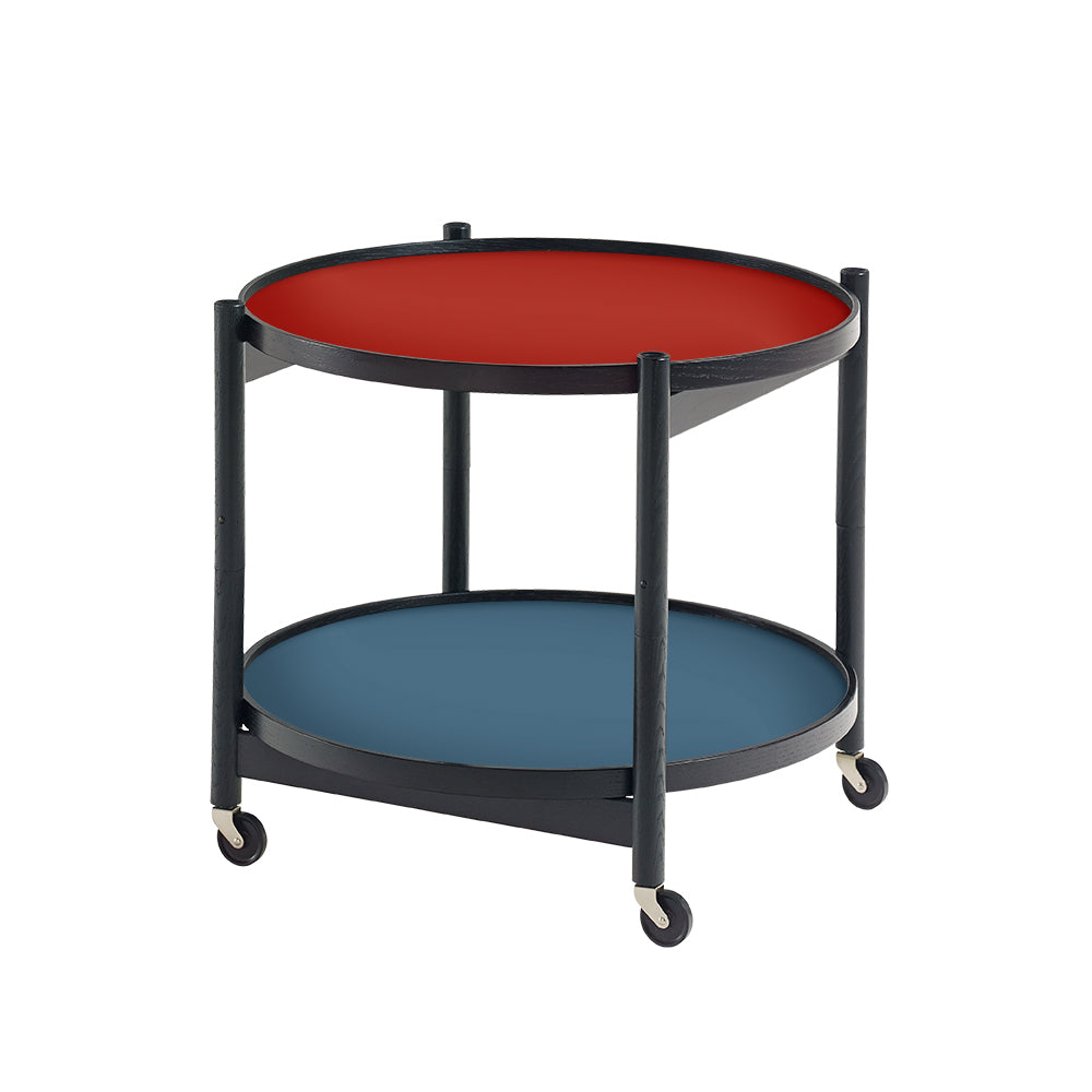 Brdr. Krüger Tray Table Model 60 Oak Black Painted