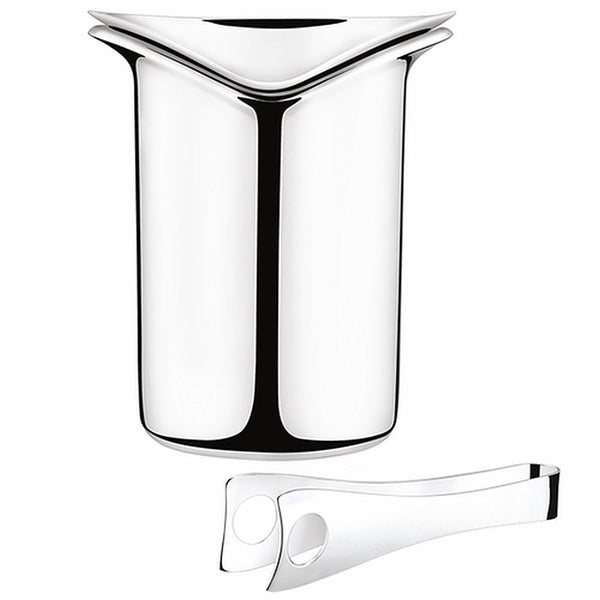 Georg Jensen Wine and Bar Ice Bucket with Tongs